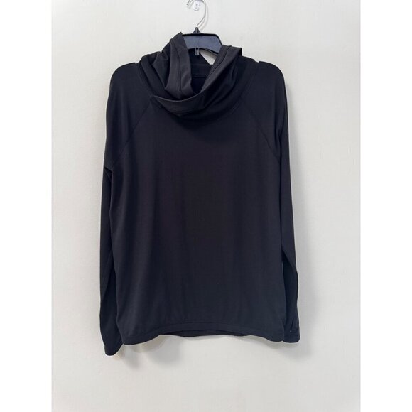 Lululemon Jackets & Blazers - Lululemon Healthy Heart Pullover Black Cowl Neck Thumbholes sweater